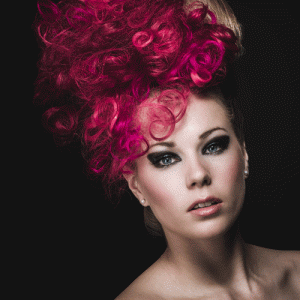 Coiffure rose par Sandrine Ruiz