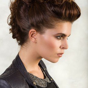 Coiffure Mohawk Rock de Laurent Voisinet