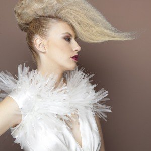 Coiffure avant garde par Intercoiffure