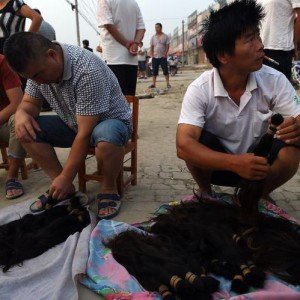 Les cheveux chinois exportés dans le monde entier