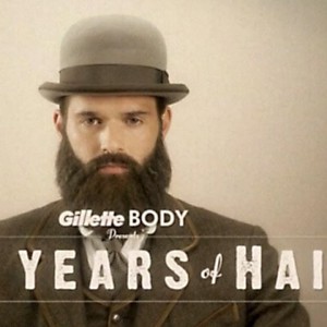 La barbe et la moustache en 100 ans par Gillette