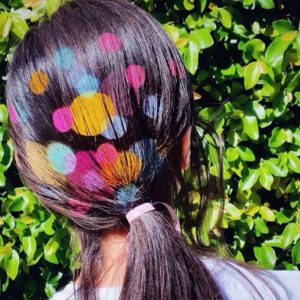 Des pochoirs pour cheveux, #HairStencilling