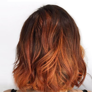 Des cheveux citrouille avec la tendance #pumpkinspicehair