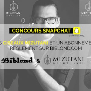 Gagnez une paire de ciseaux Mizutani et un abonnement Biblond !