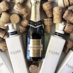 Pour les fêtes… le shampoing au champagne !