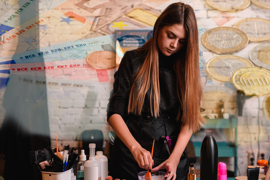 Flat-tax coiffeur indépendant coloriste barbier taxe forfaitaire