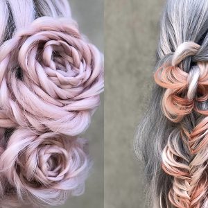 Alison Valsamis, la coiffeuse qui tresse les cheveux comme des roses