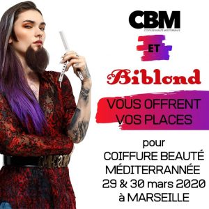 Coiffure Beauté Méditerranée et Biblond vous offrent vos places pour Marseille !