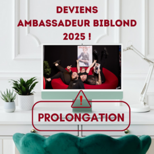 Rejoins la #biblondfamily en devenant ambassadeur Biblond 2025 !